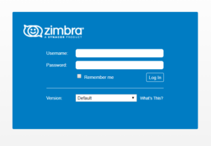 zimbra login